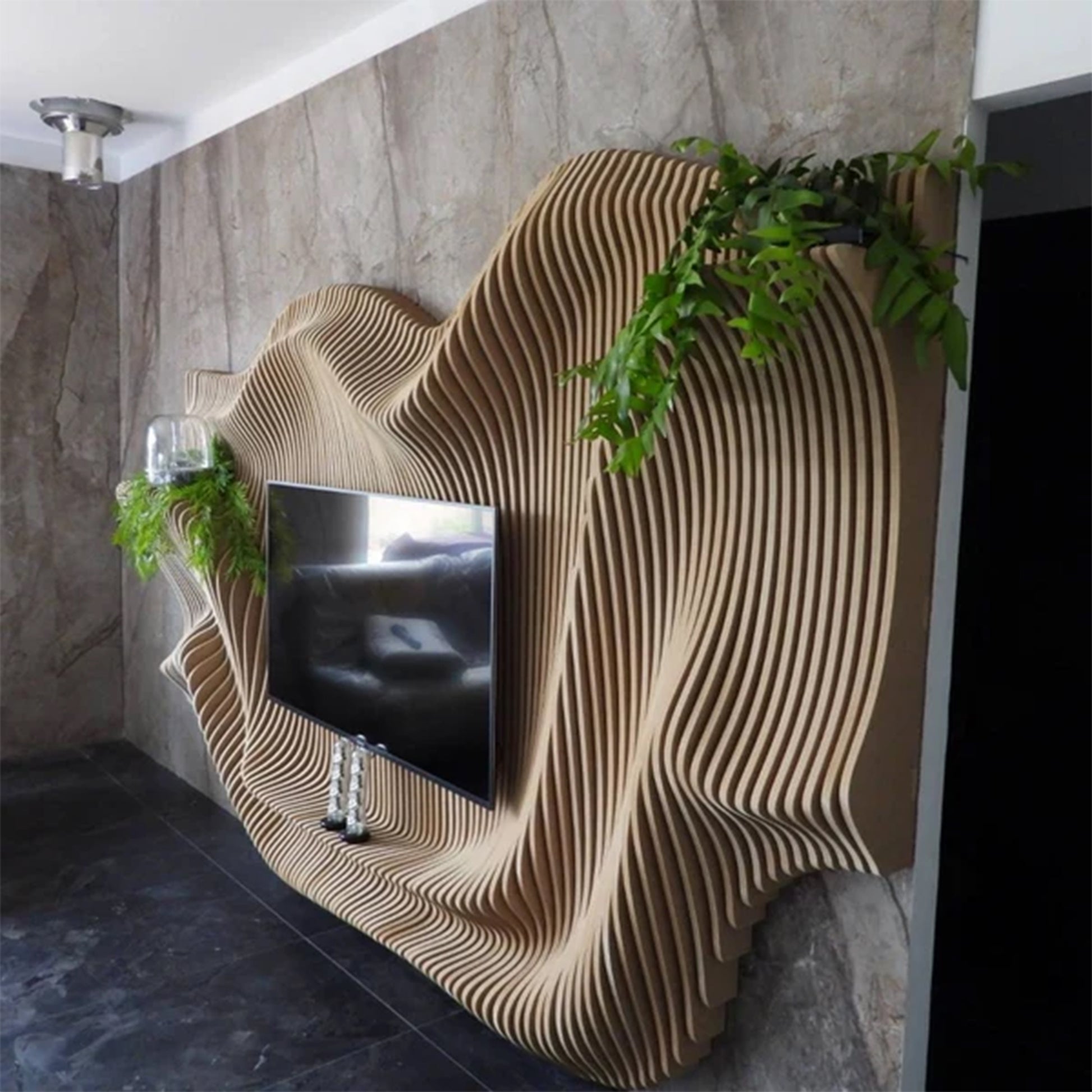 Mur TV Paramétrique