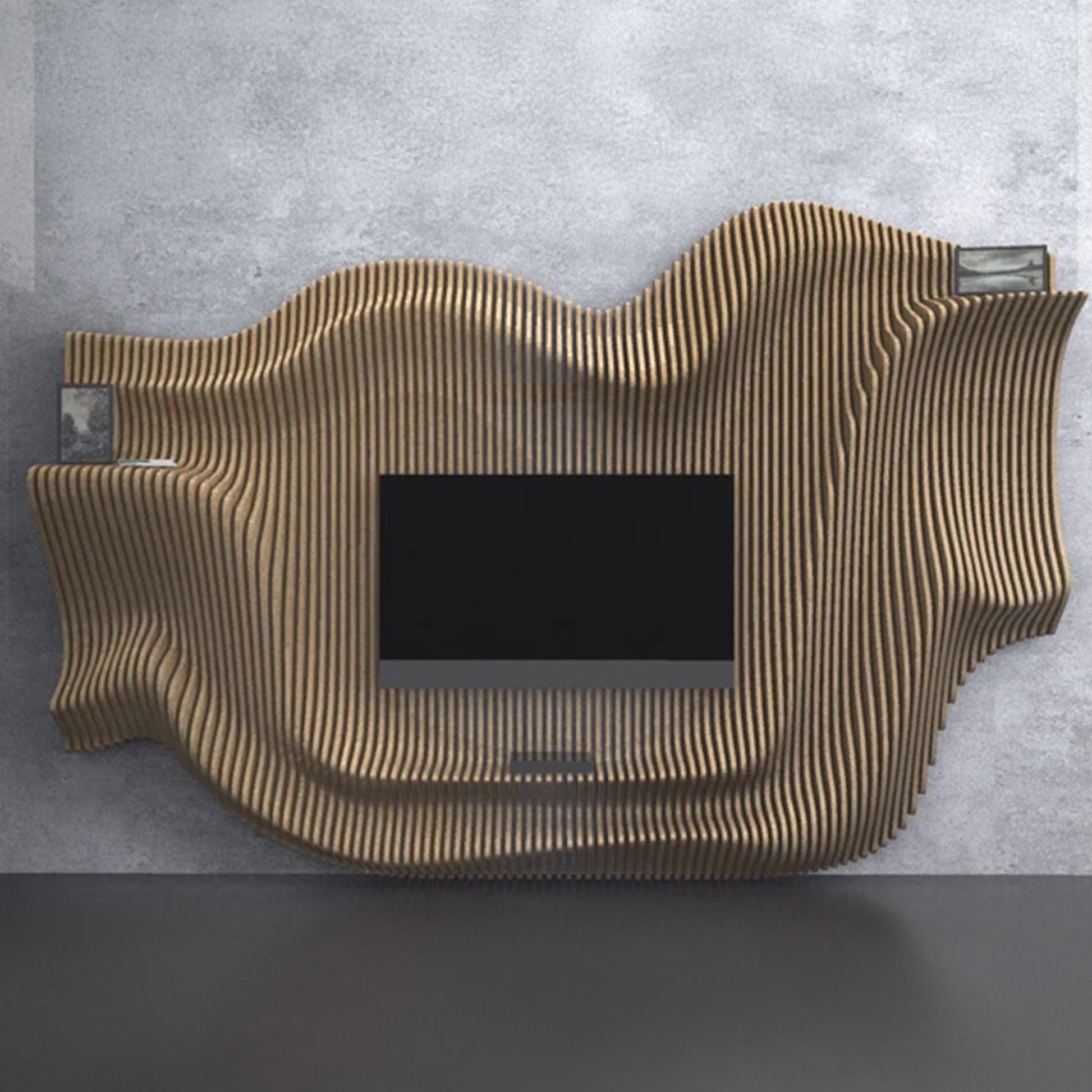 Mur TV Paramétrique
